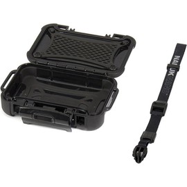 Nanuk Nano Series 310 - Funda protectora impermeable de policarbonato ultra resistente, color negro