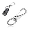 Ohleats Car Keychain, Stainless Steels Key Ring Clip for Car
