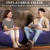 Realspring 2 Pcs Bean Bag Chairs for Adults Kids Inflatable