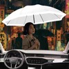 Lejorain Large Reverse Umbrella -50 Inch Windproof Folding Inverted Umbrella