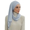 Aisha's Design Instant Hijab Scarves for Women, 95% Cotton Pretied