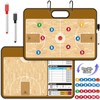 Torlam Magnetic Basketball Coaching Board Basketball Clipboard Dry Erase for