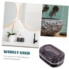 ABOOFAN Travel Soap Holder with Lid Portable Soap Case Drain
