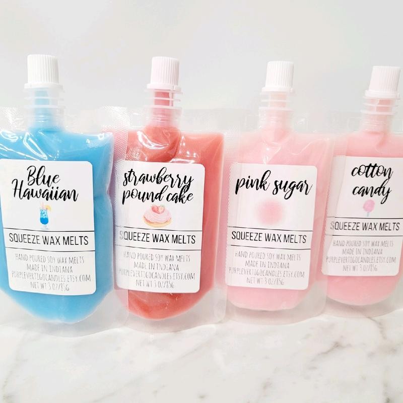 Squeezable Wax Melts, Squeeze Wax Soy - Color: Chai