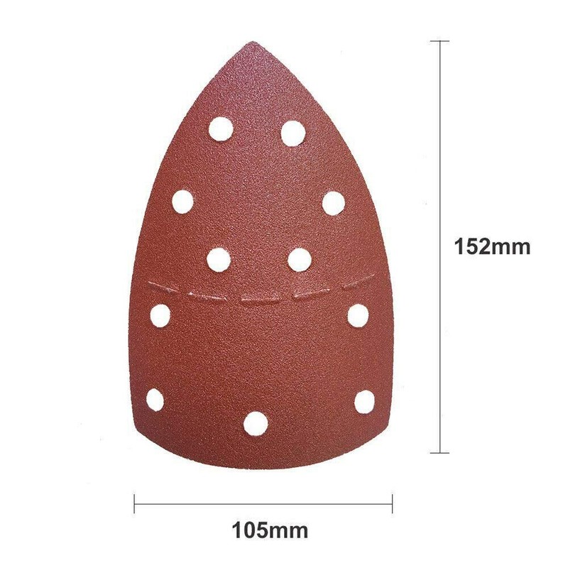 Sanding Discs Pads, POWERTOOL 40Pcs Mouse Sanding Sheets Detail Palm