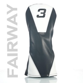 3 Wood Headcover, Easy Slip-On Easy-Off Golf Club Head Cover, Fleece Lined Interior, Water Resistant and Durable Shell, Individual Retail Pack, (3 Wood Headcover)