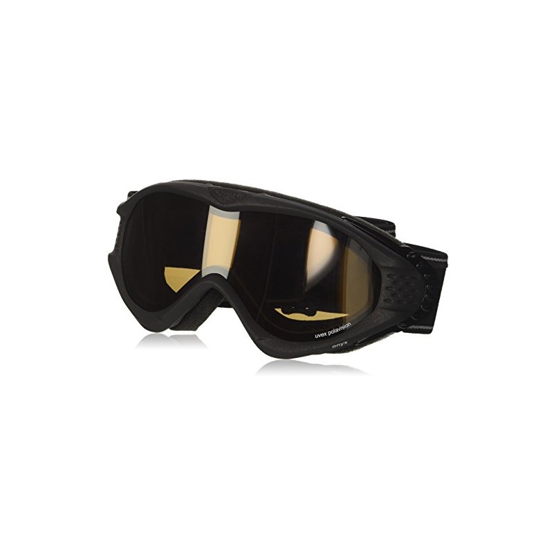 Uvex Onyx Polavision Ski Google - Black Met Mat, Size