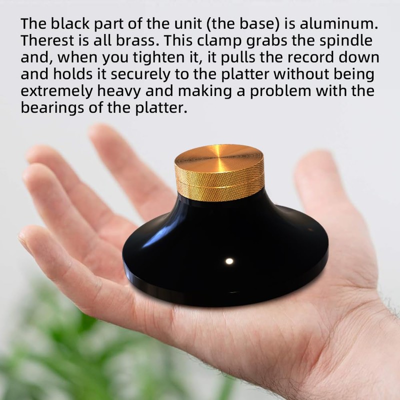 Xirhhur Record Clamp Record Stabilizers Disc Stabilizer Vinyl Clamp Turntable