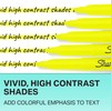 Sharpie Pocket Style Highlighters, Chisel Tip, Fluorescent Yellow, Box of