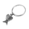 Mythical Heart Shape Angel Wing .925 Silver Dangle Ring (9)