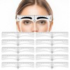 Reusable Eyebrow Template Kit with 10 Shape Options – Achieve