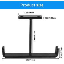 HAOCHEN Overhead Garage Storage Hook Racks, 2 Set Heavy Duty Overhead Ceiling Mount Hangers Storage Utility Hooks, Double-Sided Ladder Hanger Hooks for Lumber Ladder Brackets, Hose Pipe, Bulky Items