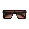 FOURCHEN Square Oversized Sunglasses for Women Men Fashion Flat Top