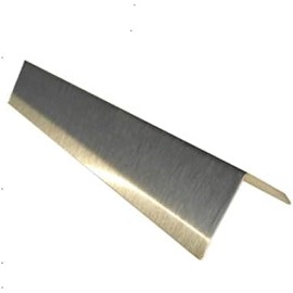 3 1/2" x 3 1/2" x 48" Stainless Steel Corner Guard, Adhesive Included. (18 Gauge)
