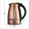 BELLA (14753) 1.7 Liter Electric Tea Kettle Copper Chrome