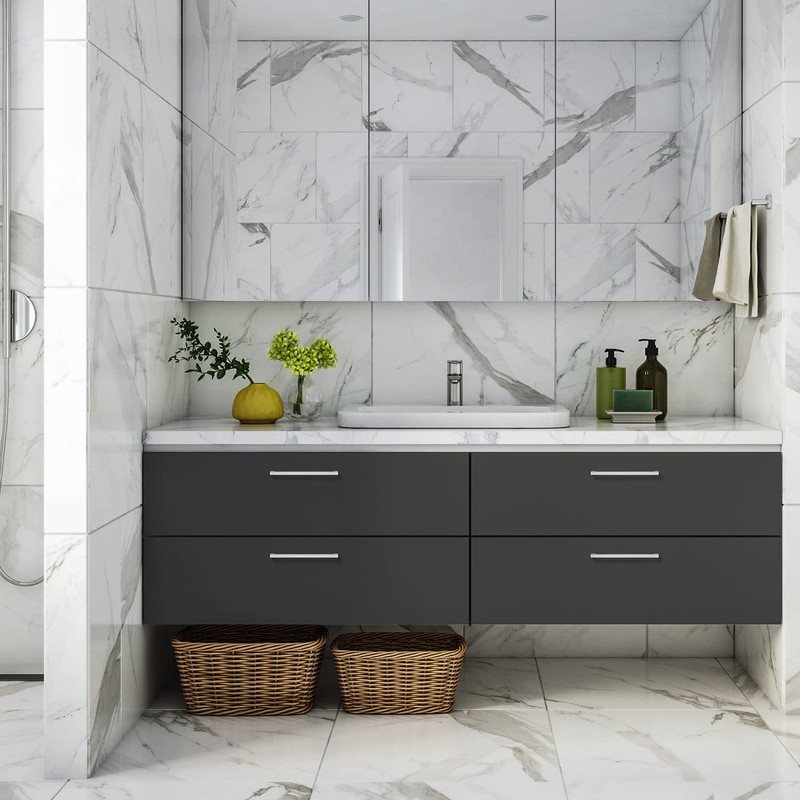 Ravinte 20 Pack Brushed Nickel Kitchen Cabinet Handles 8-4/5 Inch