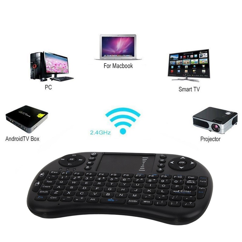 83 QWERTY Keyboard Keys 2.4GHz Wireless Mouse Remote Multifunction Mini