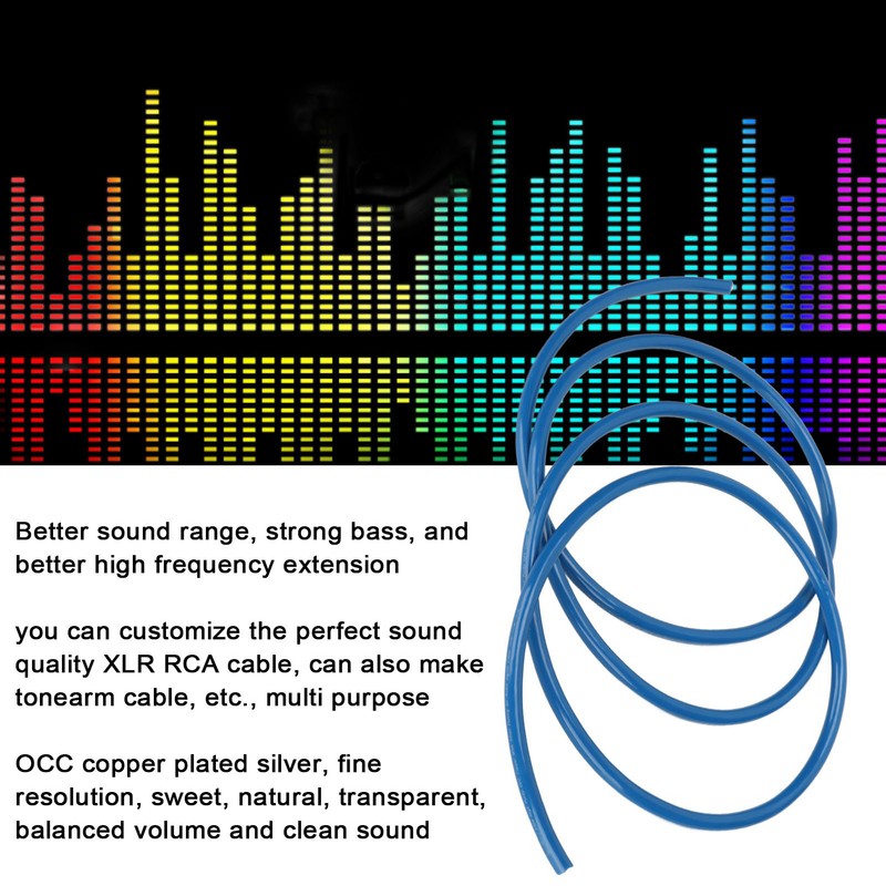 X404 HiFi Bare Wire 2m/6.6ft 4 Cores Silver Plated HiFi