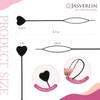 JASVERLIN Hair Beader Tool for Braids, Quick Automatic Beads Loader