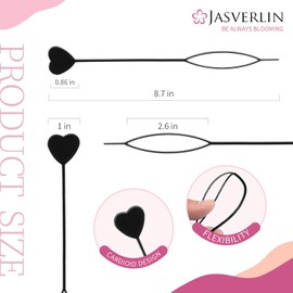 JASVERLIN Hair Beader Tool for Braids, Quick Automatic Beads Loader Topsy Hair Tail Tool, Charging Beads for Ponytail, Hair Bead Maker Applicator Set for Girls Children 15 Pieces (Black)