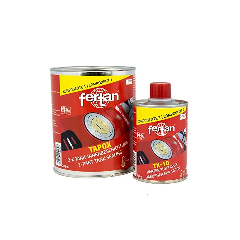 FERTAN Tapox 2-component tank sealing, tank, rust, car, motorcycle, tank