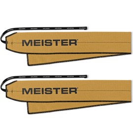 Meister Lockdown Wrist Wraps - Adjustable Non-Stretch Support for Weightlifting, Strength & Cross Training - Coyote