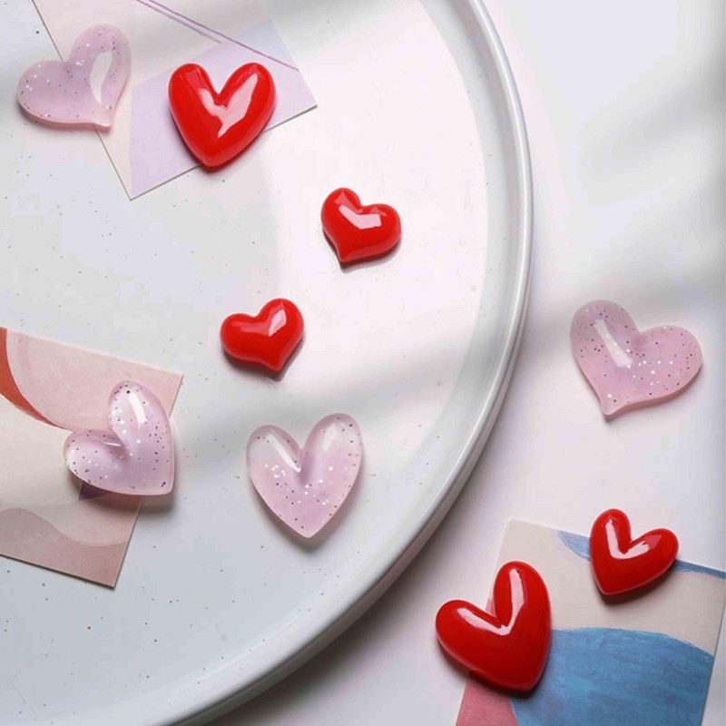 Valentines Day Gifts for Kids. 8Pcs Heart-Shaped Cute Fridge Magnets