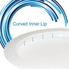 Rehabilitation Advantage Plate with Curved Inner lip, 9 Inch Diameter