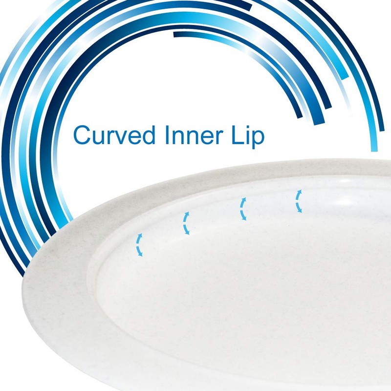 Rehabilitation Advantage Plate with Curved Inner lip, 9 Inch Diameter