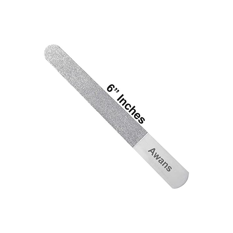 Awans Diamond Deb Nail File, Double Sided Diamond Dust Coating.