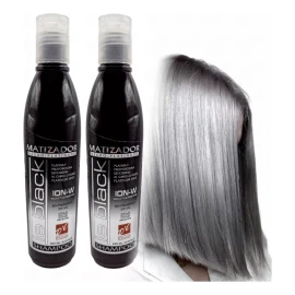 DCond  Shampoo Matizador Negro Cabello Platinado 250ml 2 Piezas