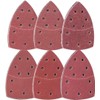 Delta Sandpaper Triangular Sander, Pack of 72 Sandpaper Velcro 105