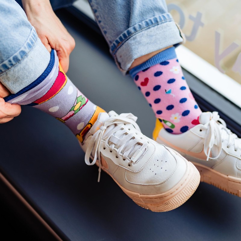 Let's Brunch Oddsocks Socks in 37-42 in Set of 6