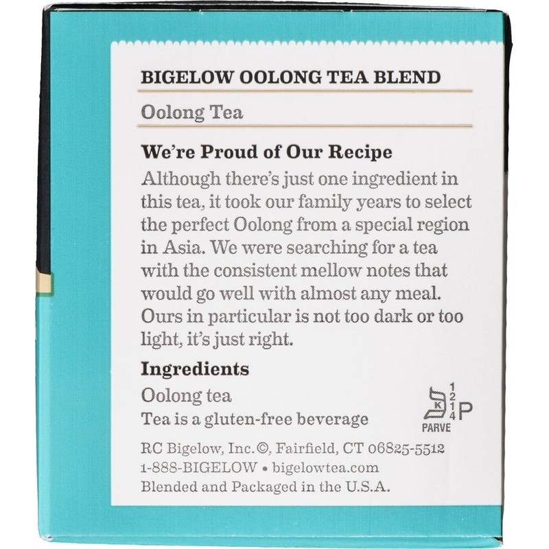 Bigelow Tea Oolong 20 Bags (Pack of 4)