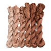 MINGGUXIUYI Natural 100% Silk Thread, Handmade Embroidery Thread, Silk Embroidery