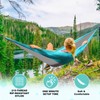 SZHLUX Camping Hammock Double & Single Portable Hammocks with 2