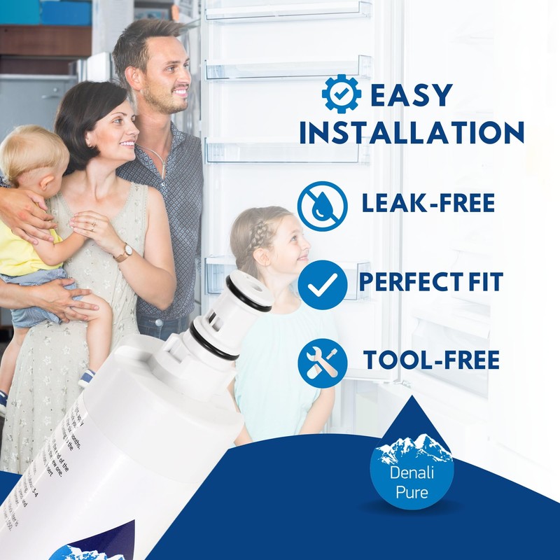 3-Pack Replacement for Brita WPRF-100 Refrigerator Water Filter - Compatible