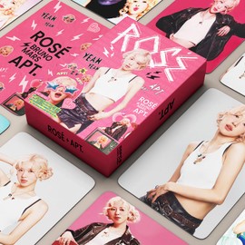 Edithmu Kpop Photocards 55 PCS Kpop Single Album Postcard APT LOMO Card Gifts for Fans Boys and Girls