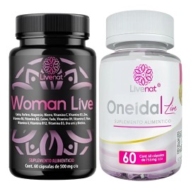 Oneida  Womanlive  Livenat  Contrrol Hormonal Y Vitaminas Sin Sabor                                                                                   