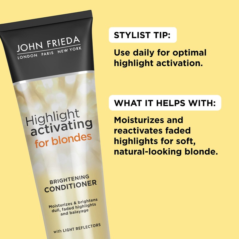John Frieda Sheer Blonde Highlight Activating Conditioner, Brightening Conditioner for