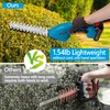 Hedge Trimmer Cordless with Battery and Charger 21V Electric Brush