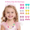 ELEMIRSA Little Girls Kids Jewelry Sets Girl Princess Jewelry Dress