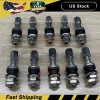GEARZAAR 10x Stainless Steel Wheel Tire Valve Stems Hight Pressure