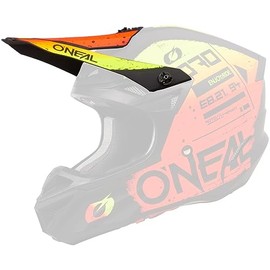 O'NEAL 5SRS Visor SCARZ Polyacrylic Helmet Black/Red/Yellow