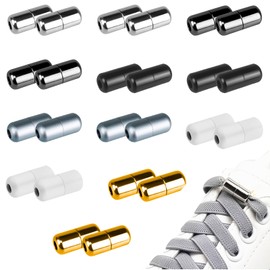 Hengxinc Pack of 24 Metal Capsules for Shoelaces, Laces, Quick Release, Adult Shoelaces, Fastener, Children's Quick Release Laces, multicoloured
