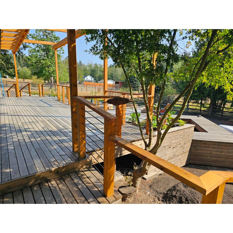 Tall Earth Eco-Safe Wood Treatment, Non-Toxic Stain, Silver Gray Patina,
