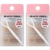 Louis Bone Quanku Peach Double Edge 132p, pink, 2 pieces / 루이본 꾸안꾸 피치 쌍테 132p, 핑크, 2개