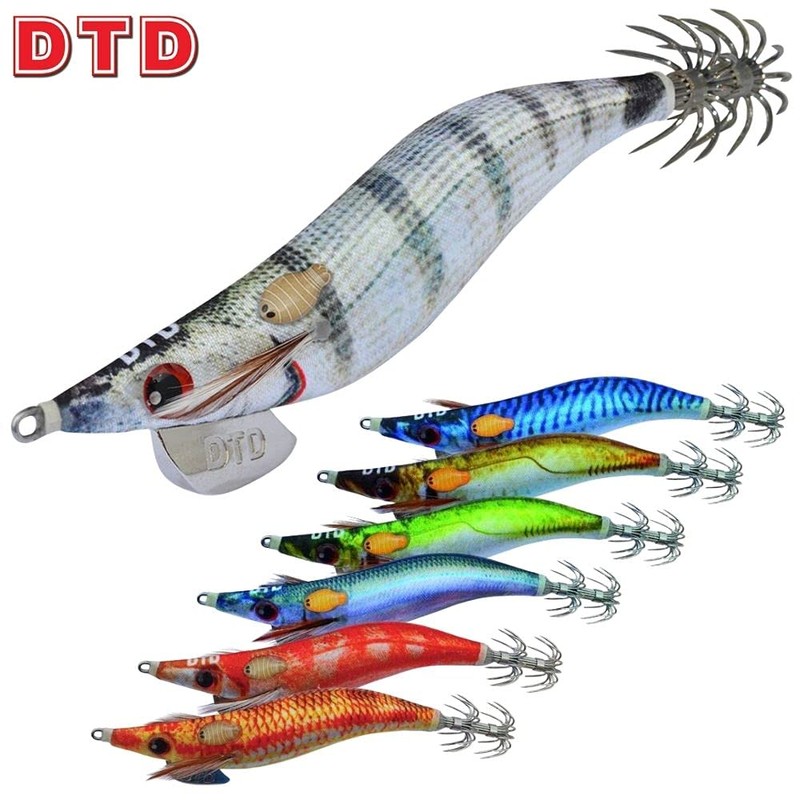 DTD SQUID JIG REAL FISH OITA - 7.5CM - Smelt,