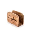Mahasu Napkin Holder Mango Wood Kitchen Upright Paper Napkin Storage