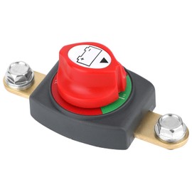 Side Post Battery Disconnect Switch, DC 12-48V Heavy Duty Battery Power Cut/Off Kill Master Switch for Car RVs Boat Vehicles ATV UTV